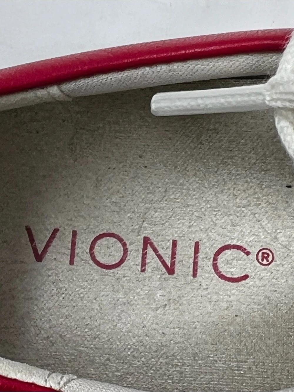 Vionic comfortable red